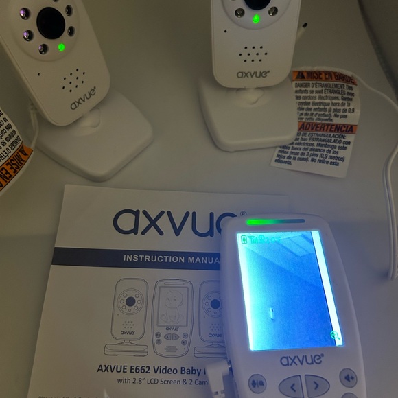 🔥Axvue Video Baby Monitor, Slim Handheld, Non-Slip Design, 2.8" Vertical Screen - Picture 5 of 10